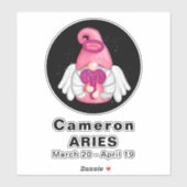 Astrologie Gebied 8-inch vinylSticker Sticker (Vel)