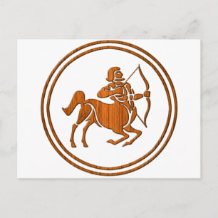 Astrologie Gebied Sagittarius Zodiac Archer Briefkaart
