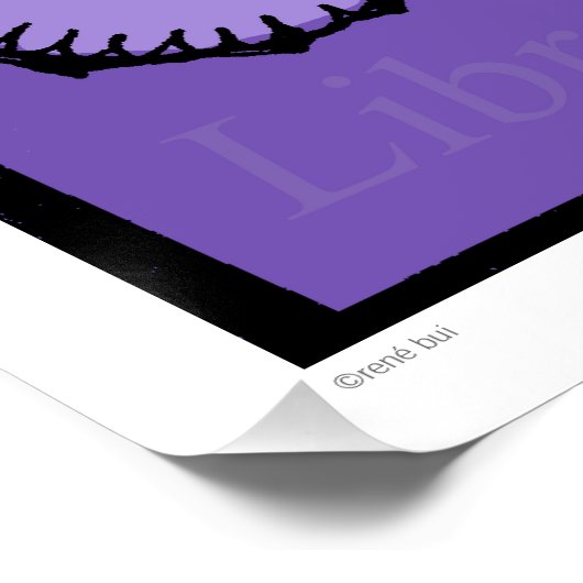 Astrologie Geheugenschild van de dierentuin Birthd Perfect Poster (Hoek)