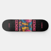 Astrologie Graffiti Gemini Zodiac Skateboard (Horizontaal)