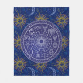 Astrologie Grafiek Fleece Deken (Voorkant)