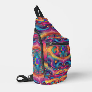 Astrologie planeet ruimte sterrenstelsel heelal sling bag
