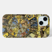 astrologie, renaissance Zodiac Wheel, 1555 Case-Mate iPhone Case (Achterkant (horizontaal))