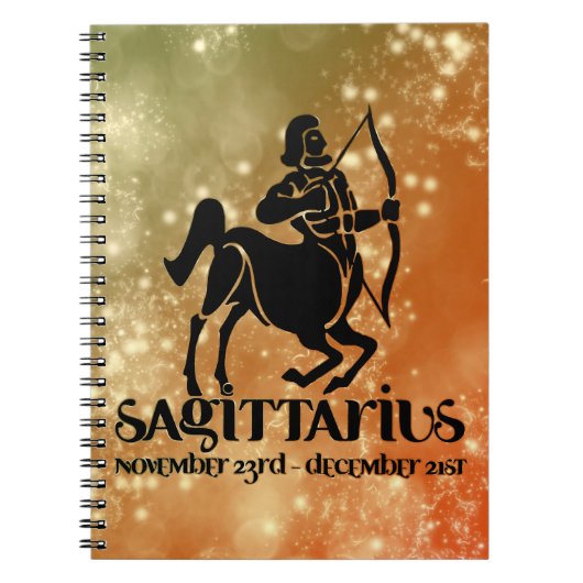 Astrologie Sagittaire Zodiac d1 Carnet 4 (Devant)
