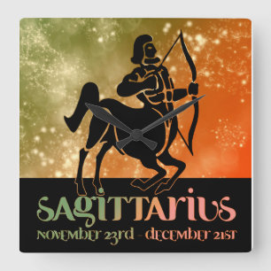 Astrologie Sagittaire Zodiac d1 Horloge murale 3