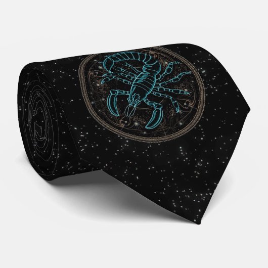 Astrologie Scorpio Cravate Zodiac (Roulé)
