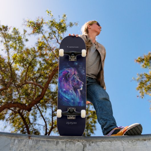 Astrologie Skateboard avec Leo Symbole (Extérieur 1)