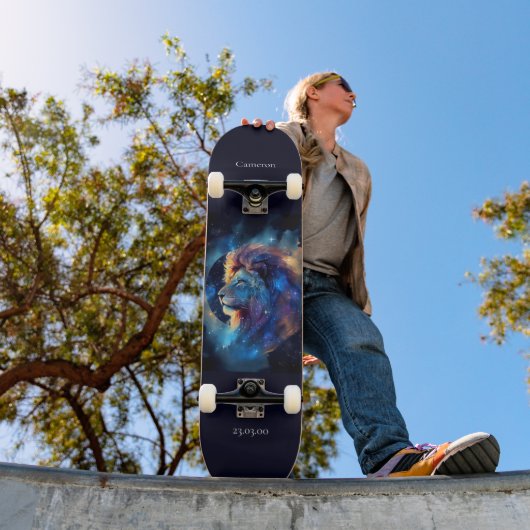 Astrologie Skateboard avec Leo Symbole (Extérieur 1)