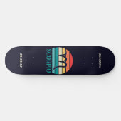 Astrologie Skateboard avec symbole Scorpio (Horz)