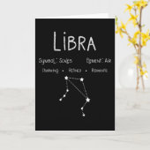 Astrologie sterbord Birthday Cadeau Kaart (Gele Bloem)