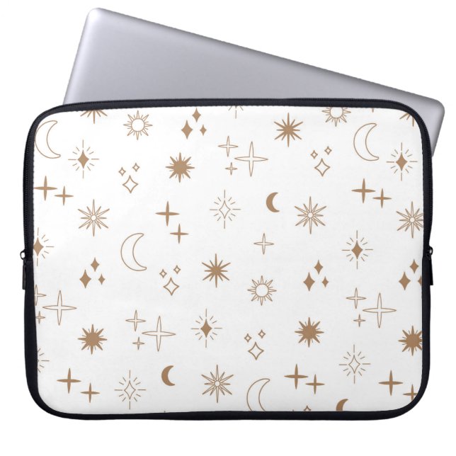 Astrologie Sterpatroon Laptop Sleeve (Voorkant)
