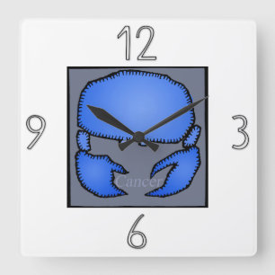 Astrologie Symbole Zodiaque Cancer Horloge murale