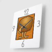 Astrologie Symbole zodiaque Leo Horloge murale (Angle)