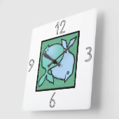 Astrologie Symbole Zodiaque Poissons Horloge mural (Angle)