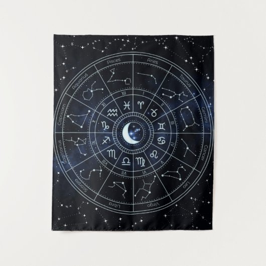 Astrologie Tapestry Wandkleed (Voorkant)