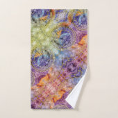 Astrologie temps colorée Abstraite (Serviette à main)