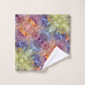 Astrologie temps colorée Abstraite (Gant de toilette)