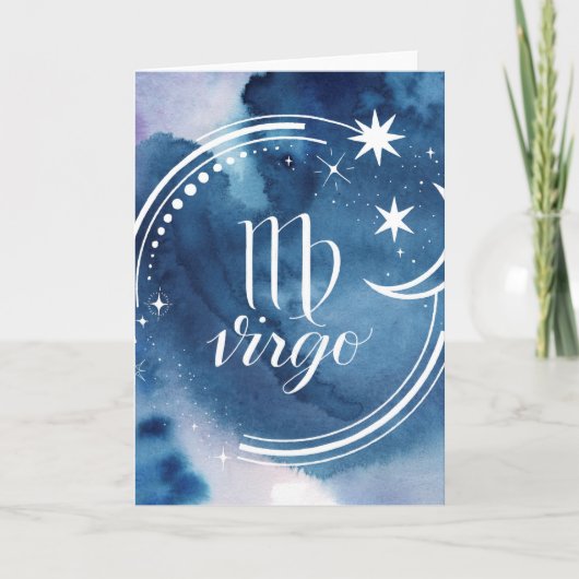Astrologie van de Waterverf - Virgo Kaart (Voorkant)