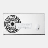 Astrologie vintage Roue Zodiaque (Clavier et souris)