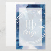Astrologie waterverf - Virgo Briefpapier (Voorkant / Achterkant)