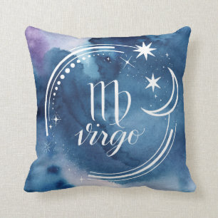 Astrologie waterverf - Virgo Kussen
