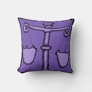 Astrologie Zodiac Libra Signal Coussin d'anniversa