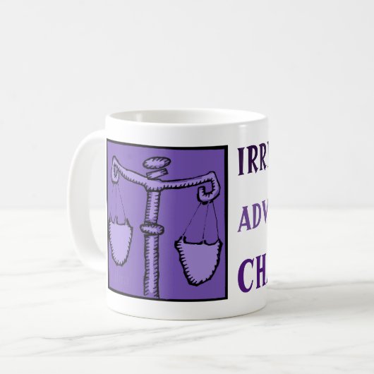 Astrologie Zodiac Libra Symbole Anniversaire Mug (Devant gauche)