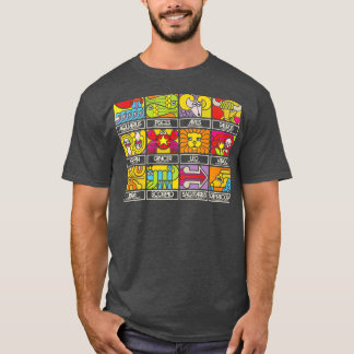 Astrologie Zodiac tekenen datums  stijl Esthet T-shirt