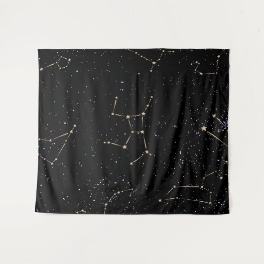 Astrologie Zodiac Wheel Star Sign  Wandkleed (Voorkant (horizontaal))