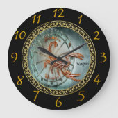 Astrologie Zodiaque Scorpio Grande horloge (Recto)