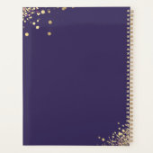 Astrologie Zodiaque violet étoiles d'or (Dos)