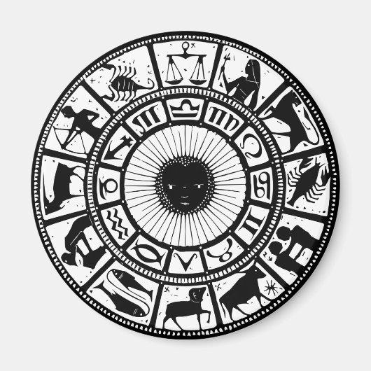  Astrologie Zodiawiel Magneet (Voorkant)