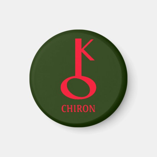 Astrologiekaarten: Chiron Magnet Magneet (Voorkant)
