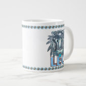 Astrologievriendschap Valxart Pisces Leo Jumbo Beker (Voorkant rechts)