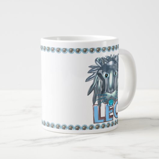 Astrologievriendschap Valxart Pisces Leo Jumbo Beker (Voorkant rechts)