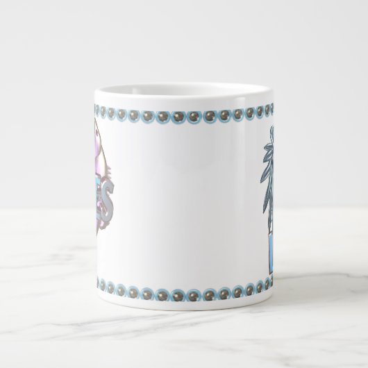 Astrologievriendschap Valxart Pisces Leo Jumbo Beker (Voorkant)