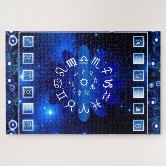 Astrologisch Legpuzzel (Horizontaal)