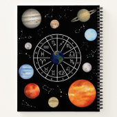 Astrologisch Natal Wheel Journal Notitieboek (Achterkant)