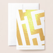 Astrologisch teken Gemini Folie Decor Aangepaste t Kaarten (Met envelop)