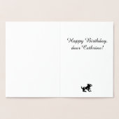 Astrologisch teken Leo Folie Decor Aangepaste teks Kaarten (Binnen)