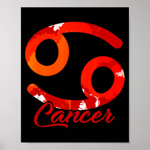 Astrologisch teken symbool Zodiac teken Kanker Poster