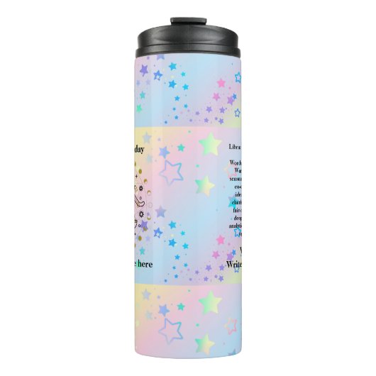 Astrologisch teken van de beha: 23-okt. 22 septemb thermosbeker (Voorkant)