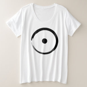 Astrologisch zonnebord - boeddhisme Zen Cirkel 1 Grote Maat T-shirt