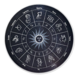astrologische cirkel keramische knop