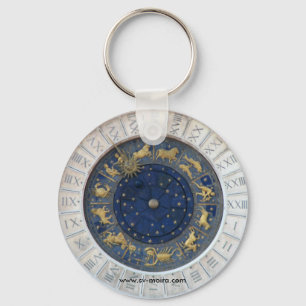 Astrologische klok, Piazza San Marco, Venetië Sleutelhanger