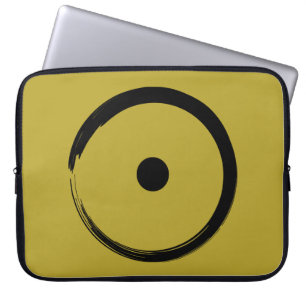 Astrologische Zonneteken - Boeddhistische Zen Cirk Laptop Sleeve