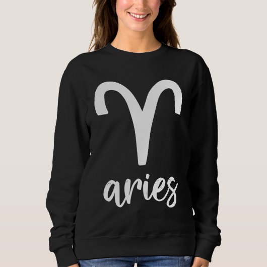 Astrology Aries Zodiac Trui (Voorkant)