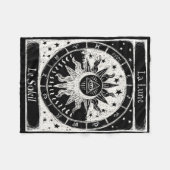Astrology Blanket Fleece Deken (Voorkant (Horizontaal))
