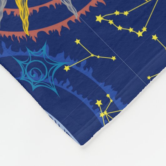 Astrology Chart Fleece Blanket (Hoek)