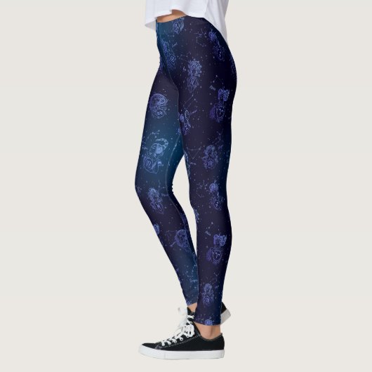 Astrology Constellation Stars Space Pattern Leggings (Links)